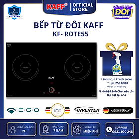 Bếp âm từ đôi nhâp khẩu Germany KAFF KF–ROTE55 - Hàng Chính Hãng