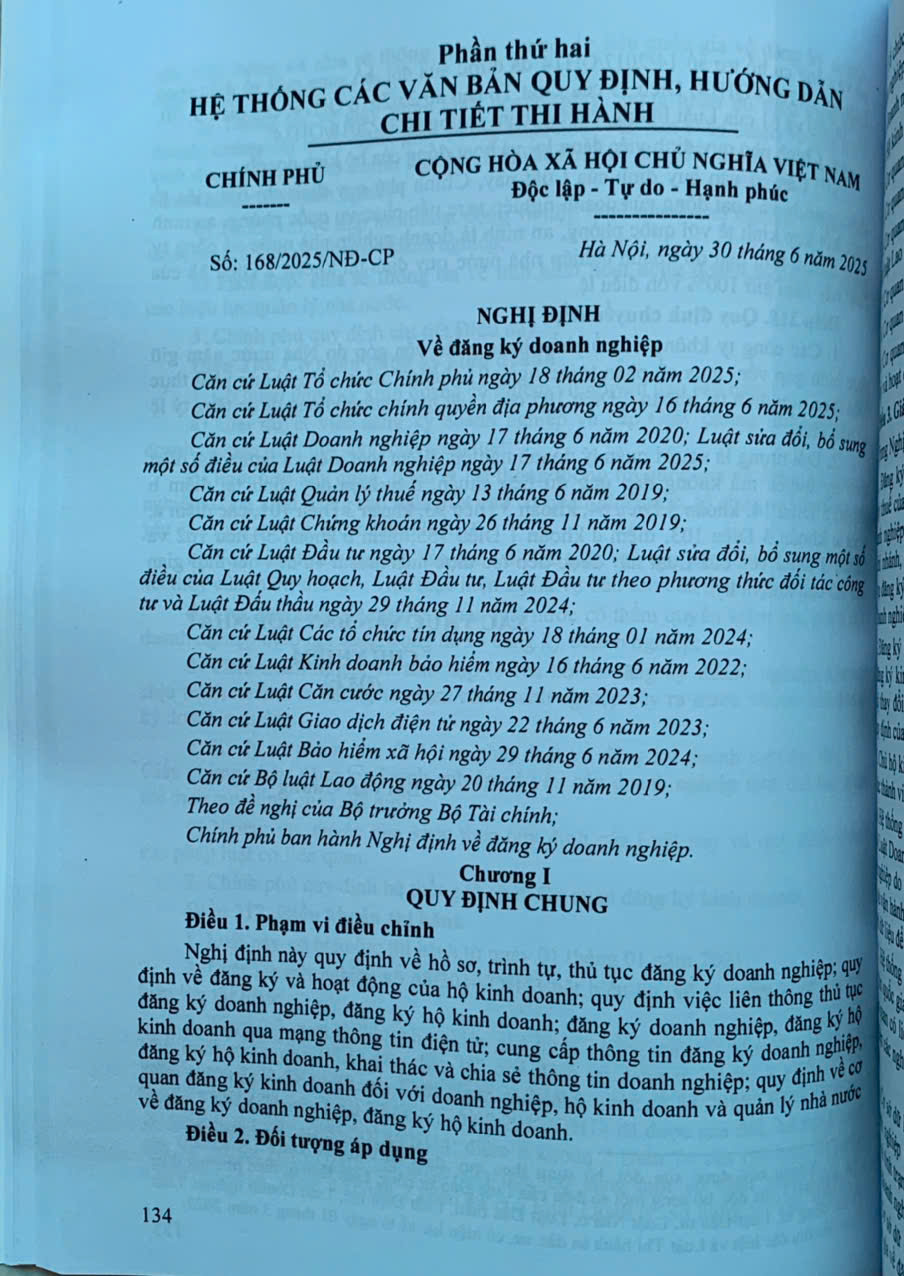 Luật doanh nghiệp (sửa đổi, bổ sung) hệ thống các văn bản quy định, hướng dẫn chi tiết thi hành