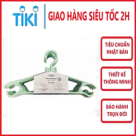 Set 10 chiếc móc áo kiểu Hara 183 hàng cao cấp - giao màu ngẫu nhiên