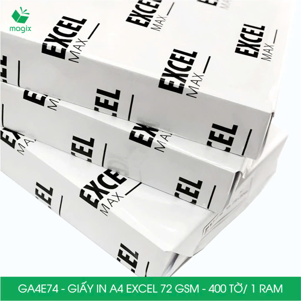 Giấy in đơn hàng A4 Excel 72 gsm - Giấy photo A4 giấy in văn phòng