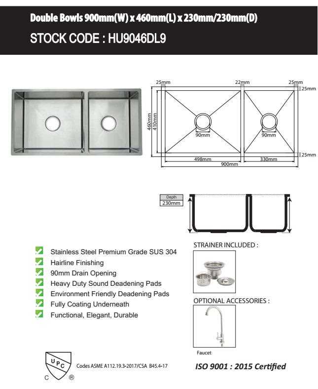 CHẬU RỬA INOX NHẬP
