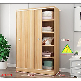 Tủ quần áo gỗ MDF 4TAG03 - Nội thất lắp ráp Viễn Đông ADV