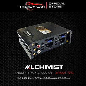 Amply ô tô Android Alchimist ADA6H-360 có Bluetooth lossless 5.1 Chỉnh App cắt tần điện thoại