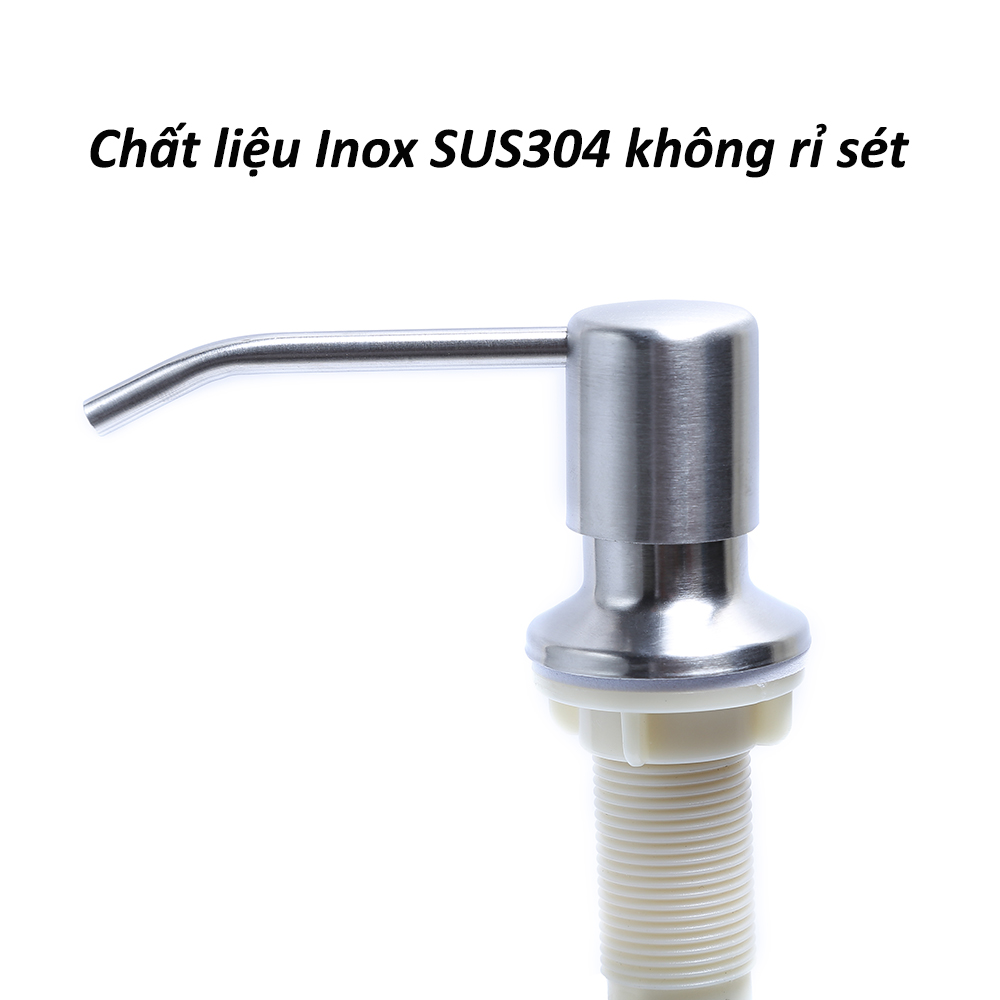 Vòi bơm hút nước rửa chén vòi Inox 304 có bình Hobby home decor NRC1