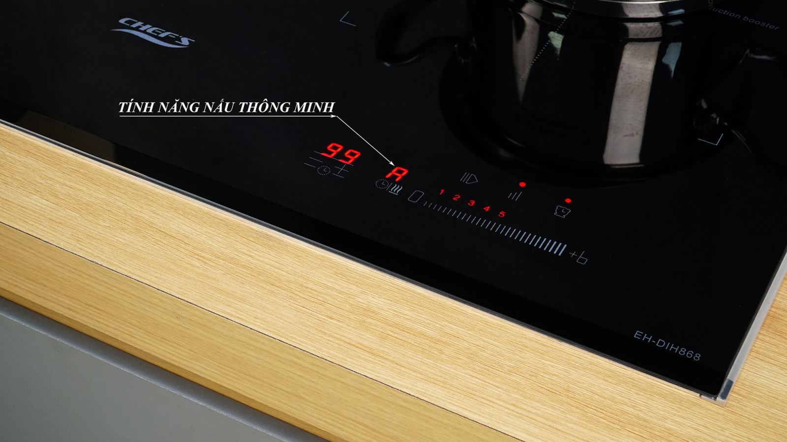 Bếp từ đôi Chefs EH-DIH868 - Hàng chính hãng