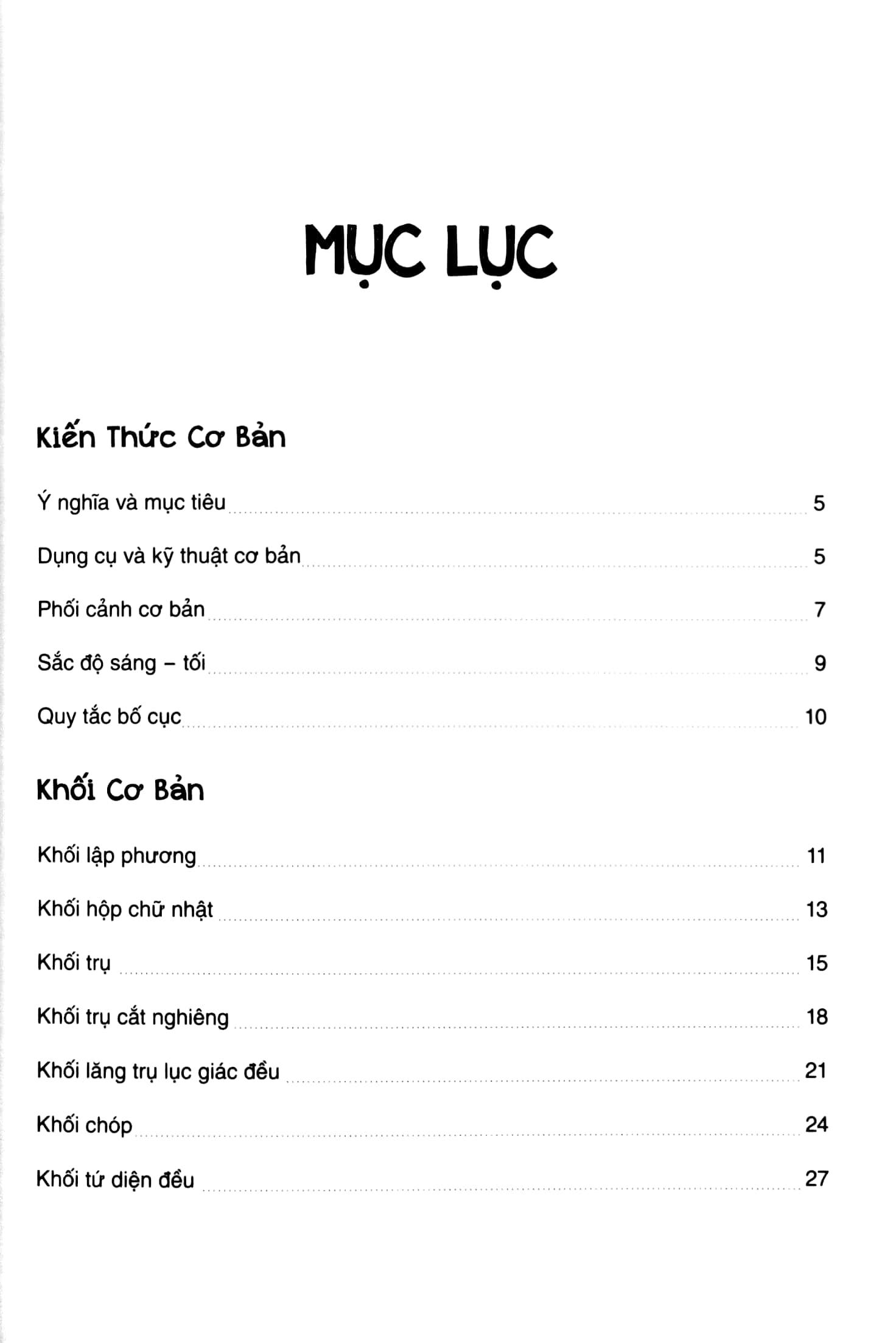 Bí Quyết Hội Họa - Luyện Vẽ Hình Khối