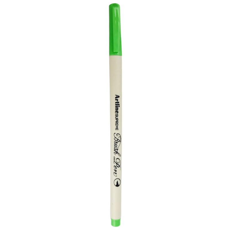 Bút Lông Đầu Cọ Artline Supreme Brush Pen EPFS-F - Xanh Chuối