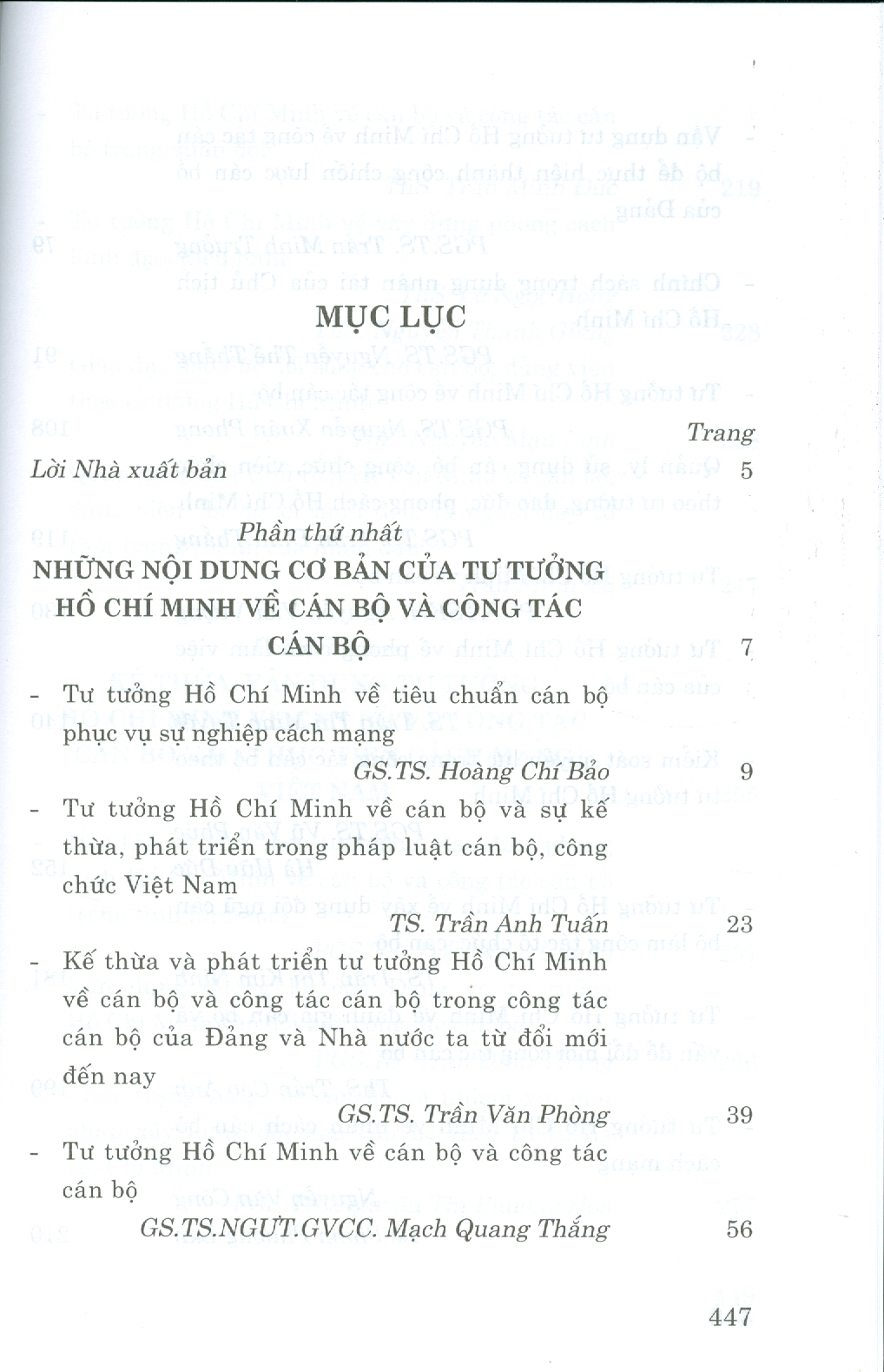 Tư tưởng Hồ Chí Minh về cán bộ, công tác cán bộ và sự kế thừa, vận dụng vào thực tiễn cách mạng Việt Nam