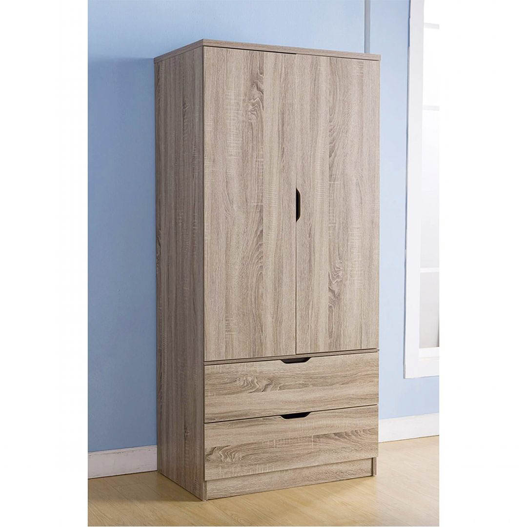 Tủ quần áo gỗ MDF cốt lõi xanh cao cấp SMLIFE Crookman