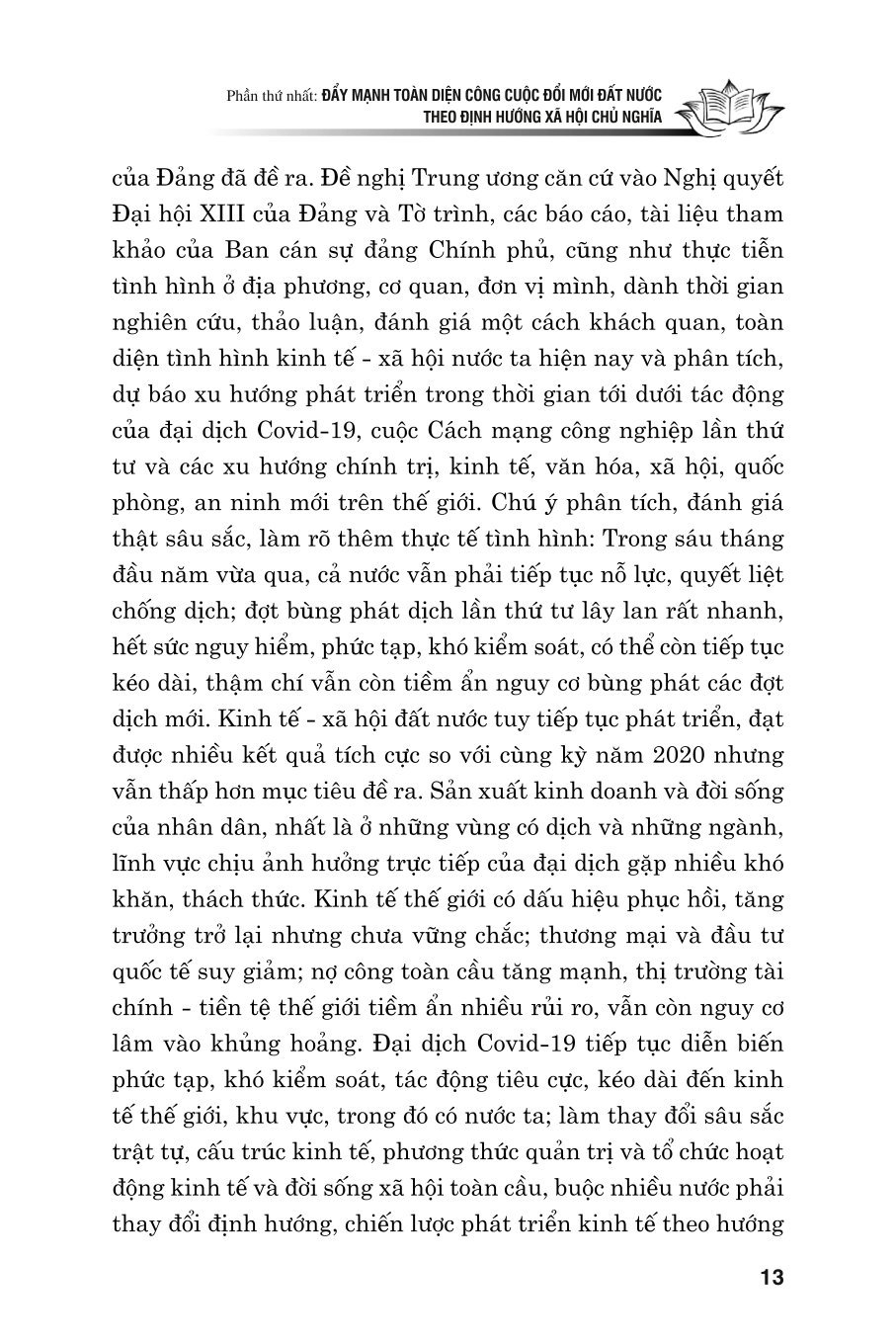 Biến thách thức thành cơ hội. Quyết tâm đột phá đưa đất nước phát triển nhanh, bền vững (bản in 2024)