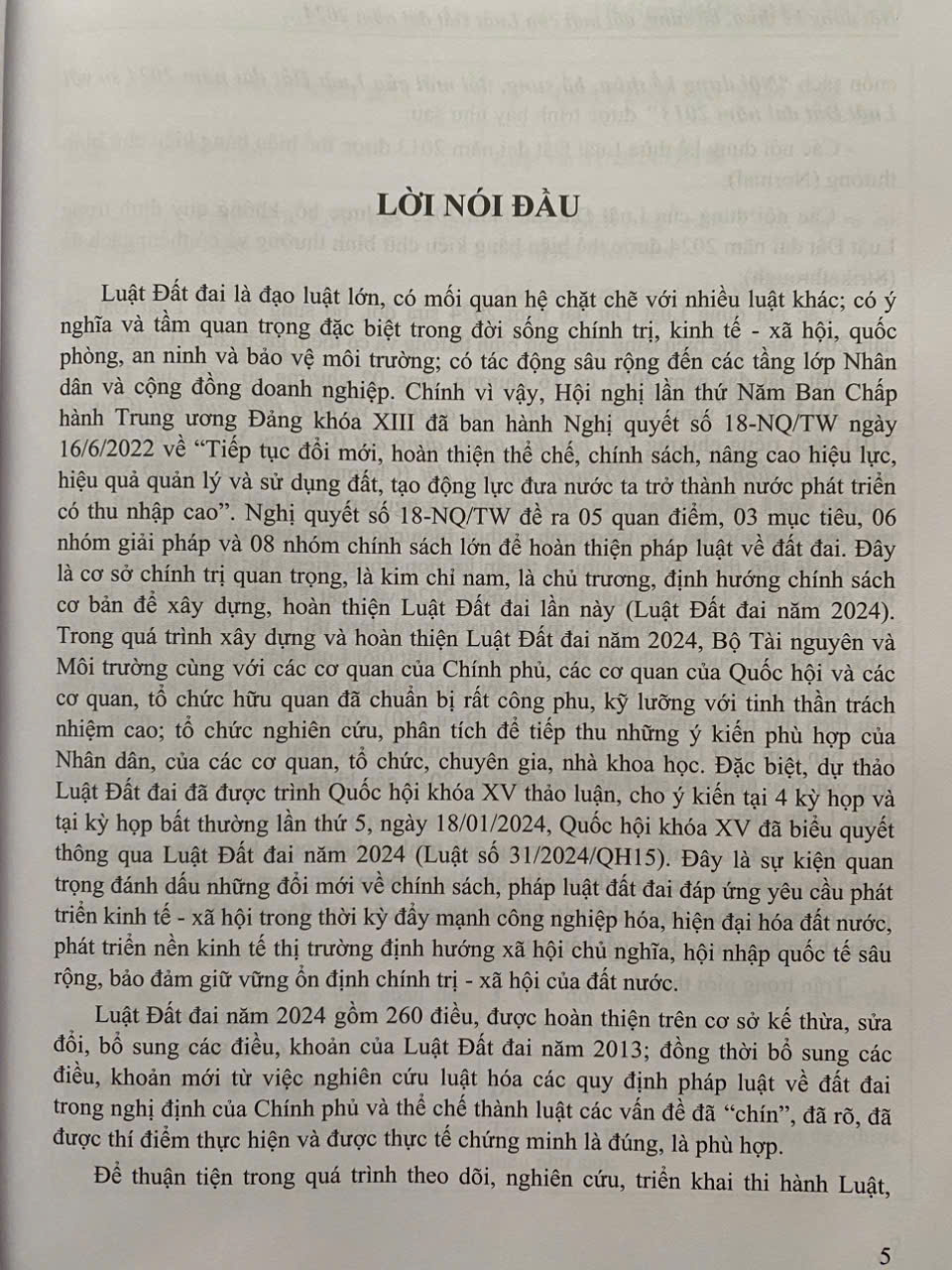 Nội dung kế thừa, bổ sung, đổi mới của Luật Đất Đai năm 2024 so với Luật Đất Đai năm 2013