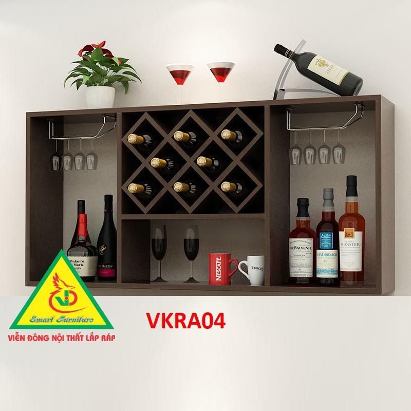 Kệ trang trí treo tường VKRA04 - Nội thất lắp ráp