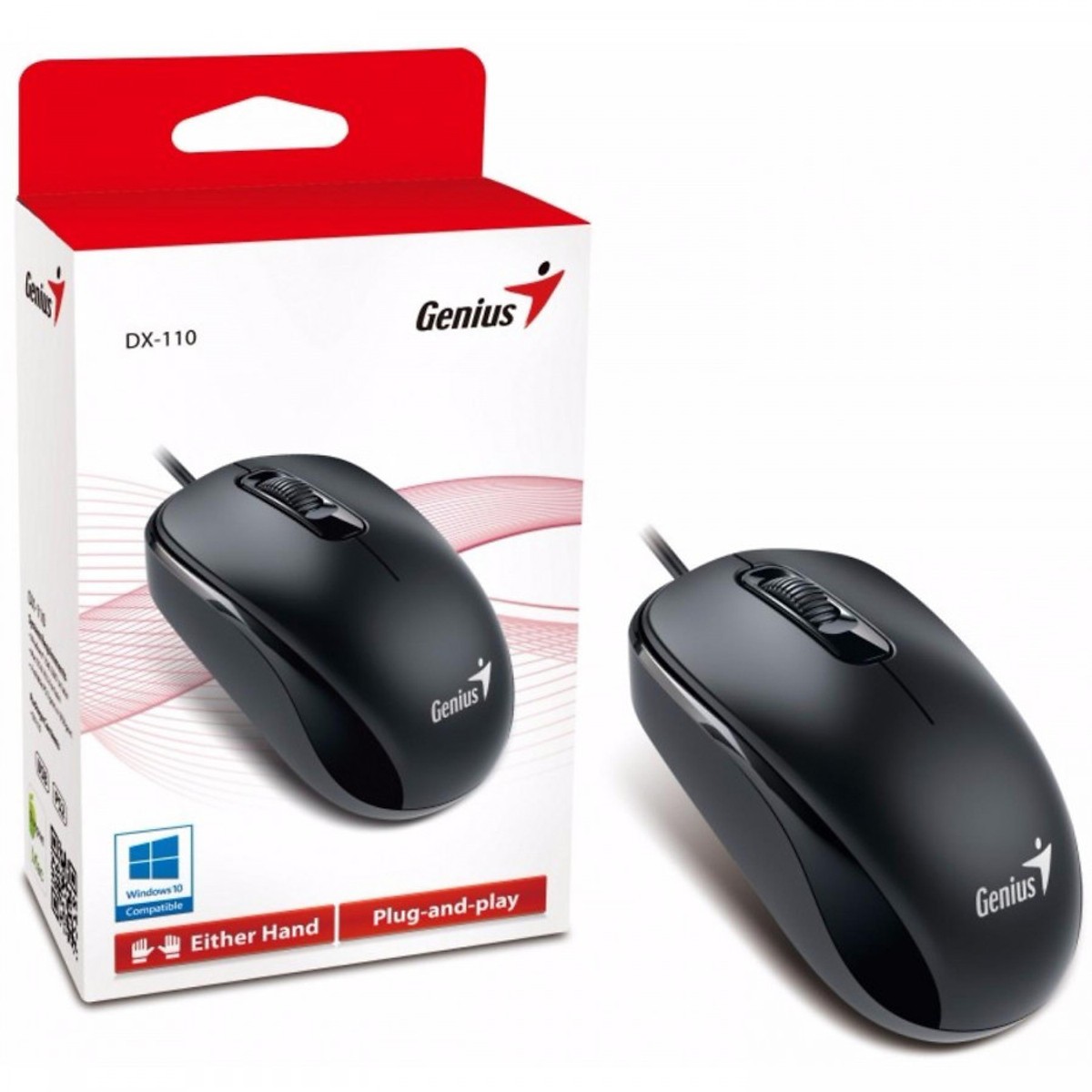 Chuột Có Dây Genius (DX120 / DX110) cổng USB - Hàng Chính Hãng