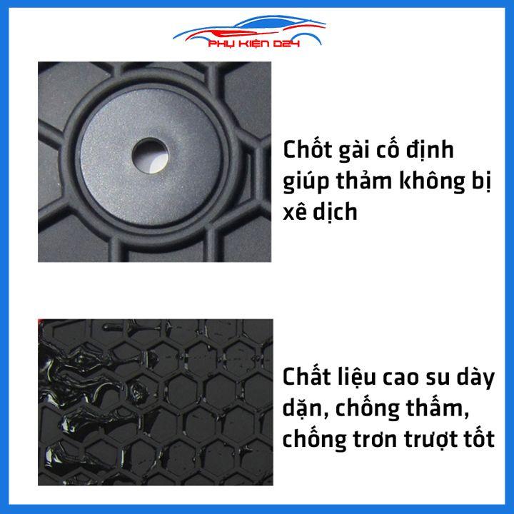 Lót sàn ô tô cao su Morning 2012-2013-2014-2015-2016-2017-2018-2019-2020-2021-2022 không mùi chống trơn trượt