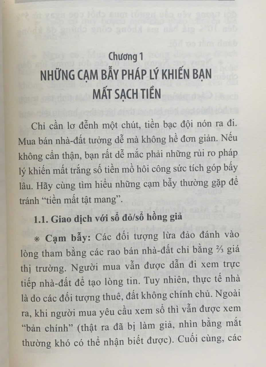 Sập bẫy nhà đất – Đừng để là bạn