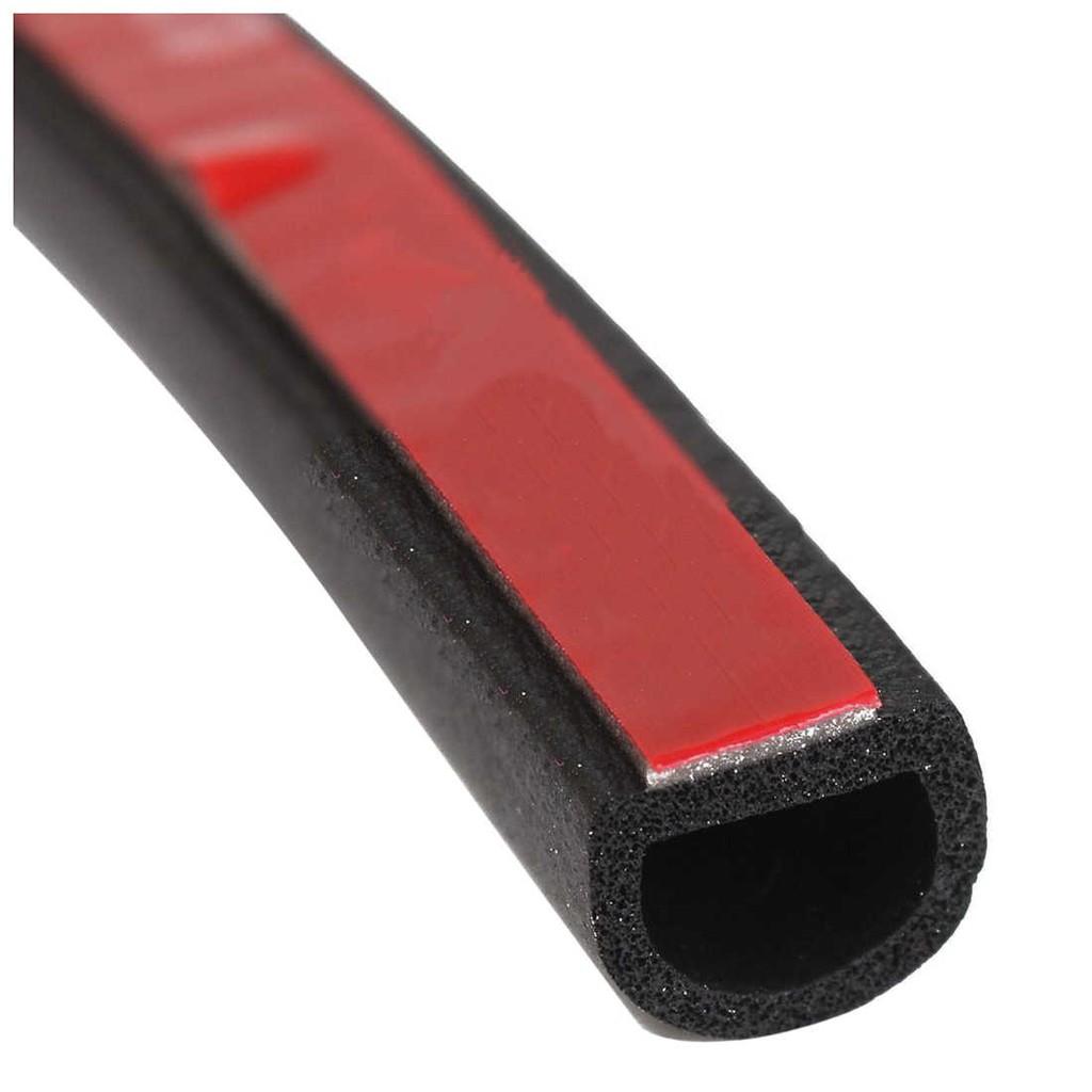 gioăng cao su chữ D chống ồn cách nhiệt chống bụi xe ô tô, xe hơi | cuộn 8mét | gioăng D 10 x 10 | gioăng D 12 x 14