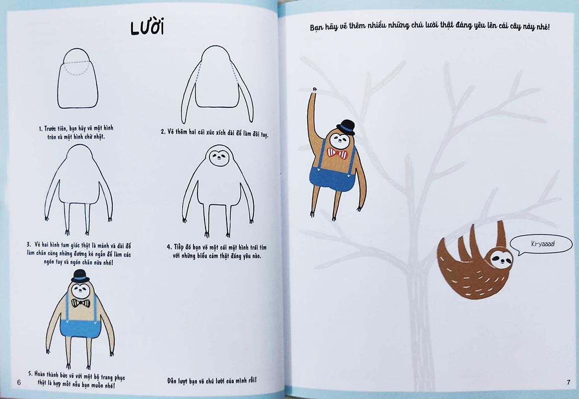 Vẽ Theo Phong Cách Kawaii Với 5 Bước Đơn Giản - Thế Giới Động Vật