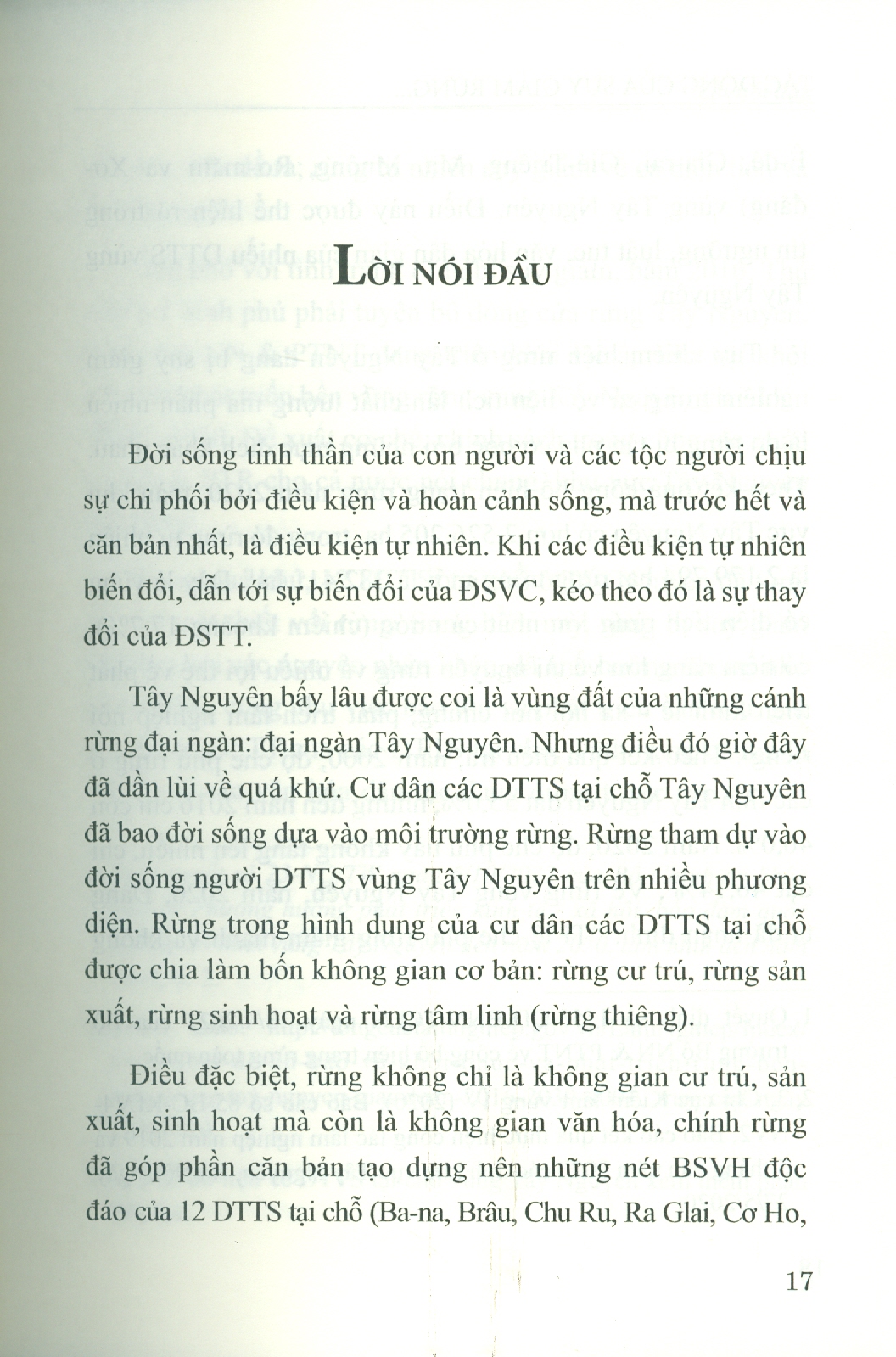 Tác Động Của Suy Giảm Rừng Tới Đời Sống Tinh Thần Các Dân Tộc Thiểu Số Vùng Tây Nguyên (Sách chuyên khảo) - TS. Phạm Xuân Hoàng chủ biên
