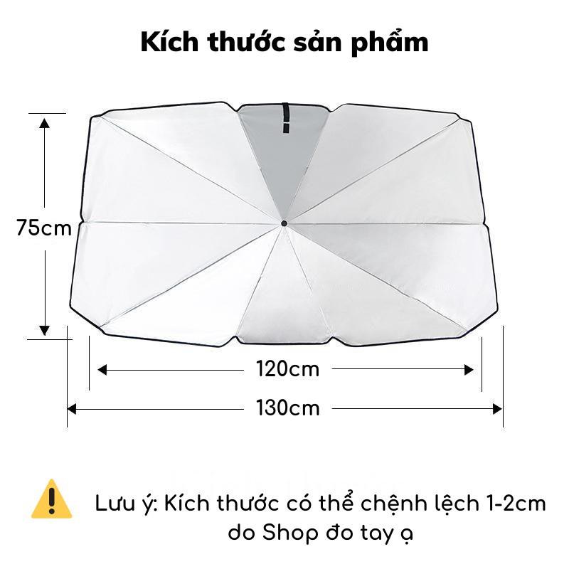 Ô che nắng kính lái ô tô, dù che kính lái bên trong xe hơi cửa hàng nội thất ô tô uy tín Trendycar