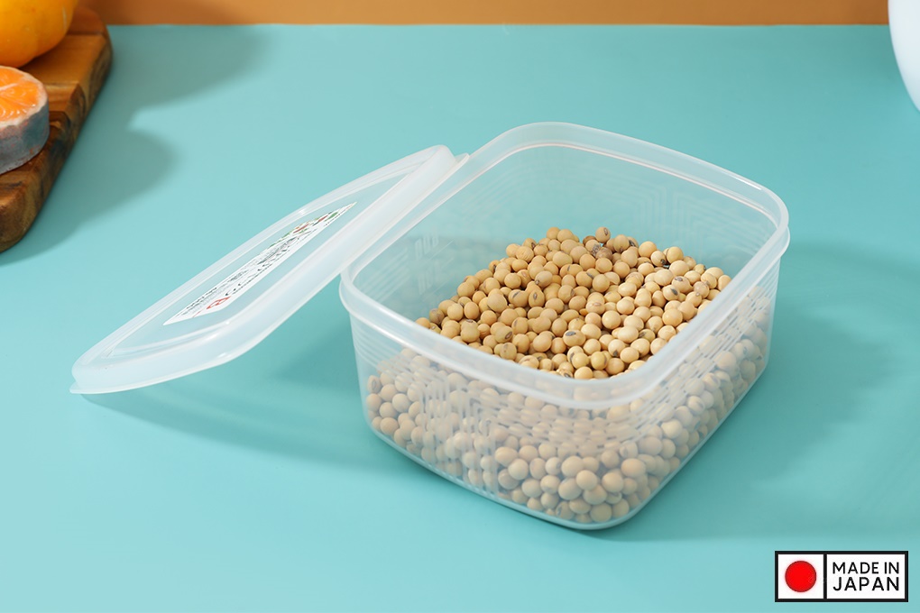 Hộp đựng thực phẩm vuông Nakaya Pack B 900ml - Hàng nội địa Nhật Bản nhập khẩu chính hãng