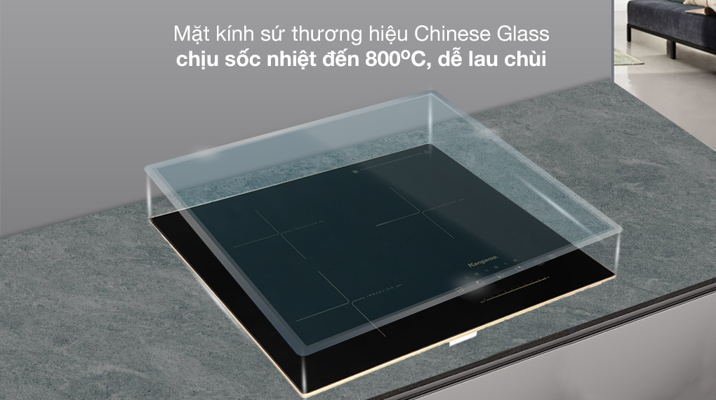 Bếp từ hồng ngoại ba vùng nấu Kangaroo KG446i - Hàng chính hãng