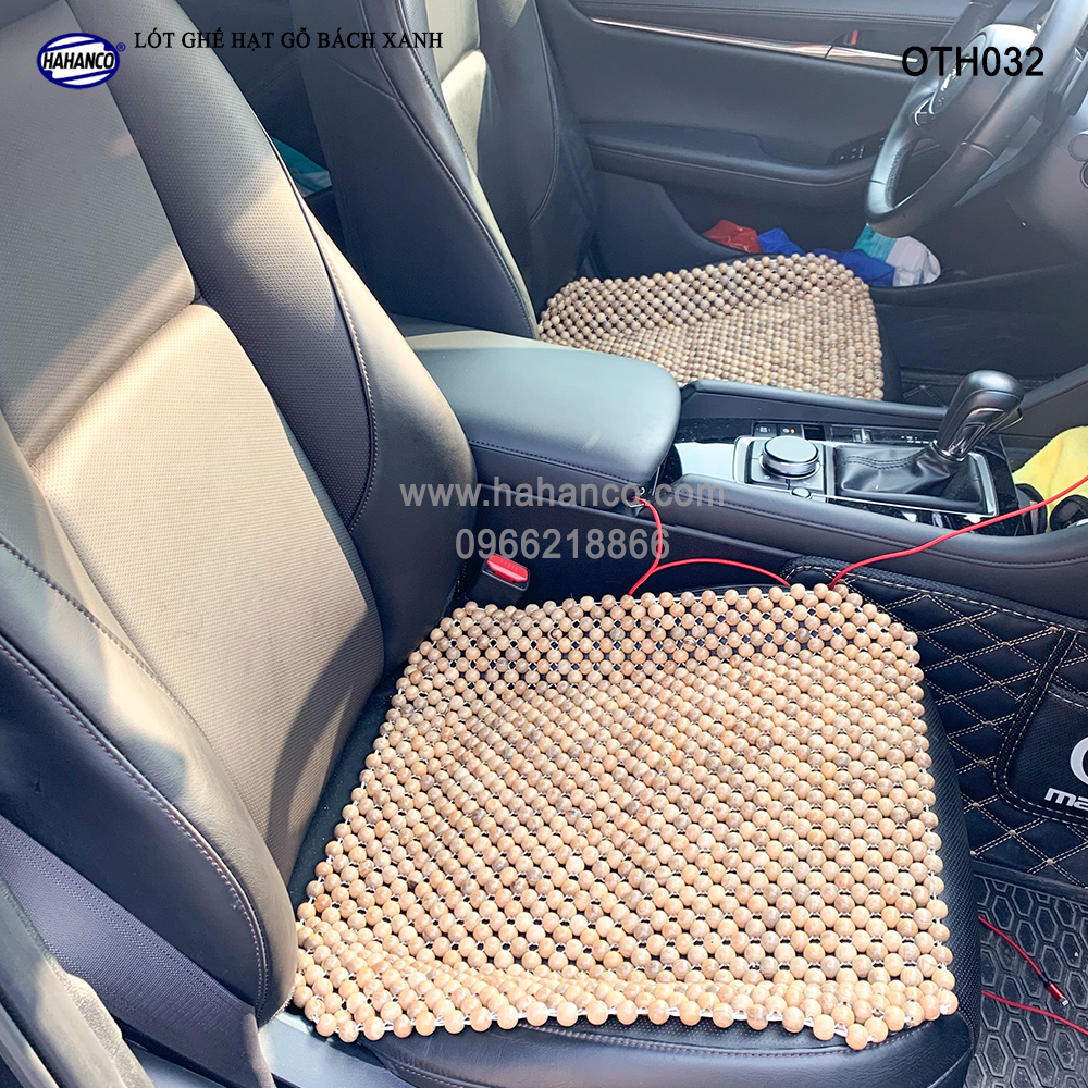 Lót ghế văn phòng, xe ô tô bằng hạt gỗ Bách Xanh Cao Cấp, hương thơm gỗ tự nhiên tốt cho sức khỏe - OTH032 - HAHANCO