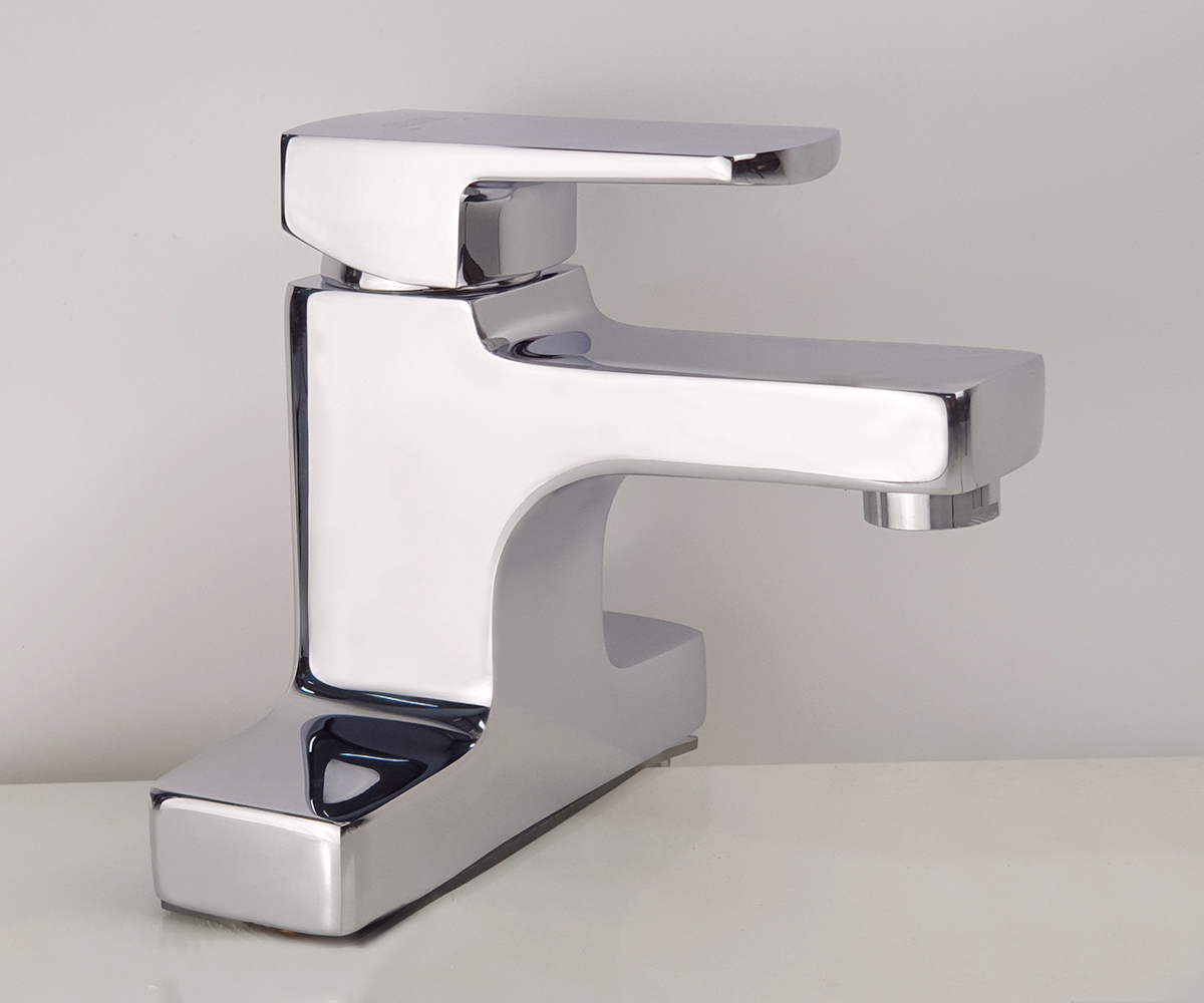 Vòi Lavabo nóng lạnh 2 chân Đồng mạ Chrome Eurolife EL-DAISY 03 (Trắng bạc)