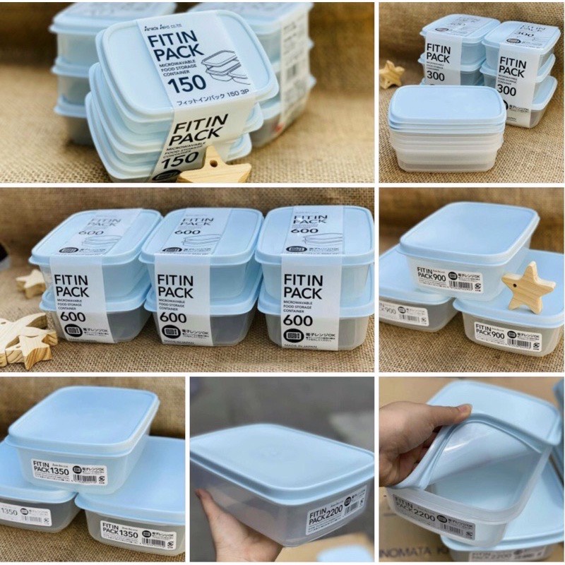 Hộp đựng thực phẩm nắp mềm Sanada, thân bằng nhựa PP cao cấp, kết hợp hoạt chất CEM-Bio kháng khuẩn an toàn - nội địa Nhật Bản