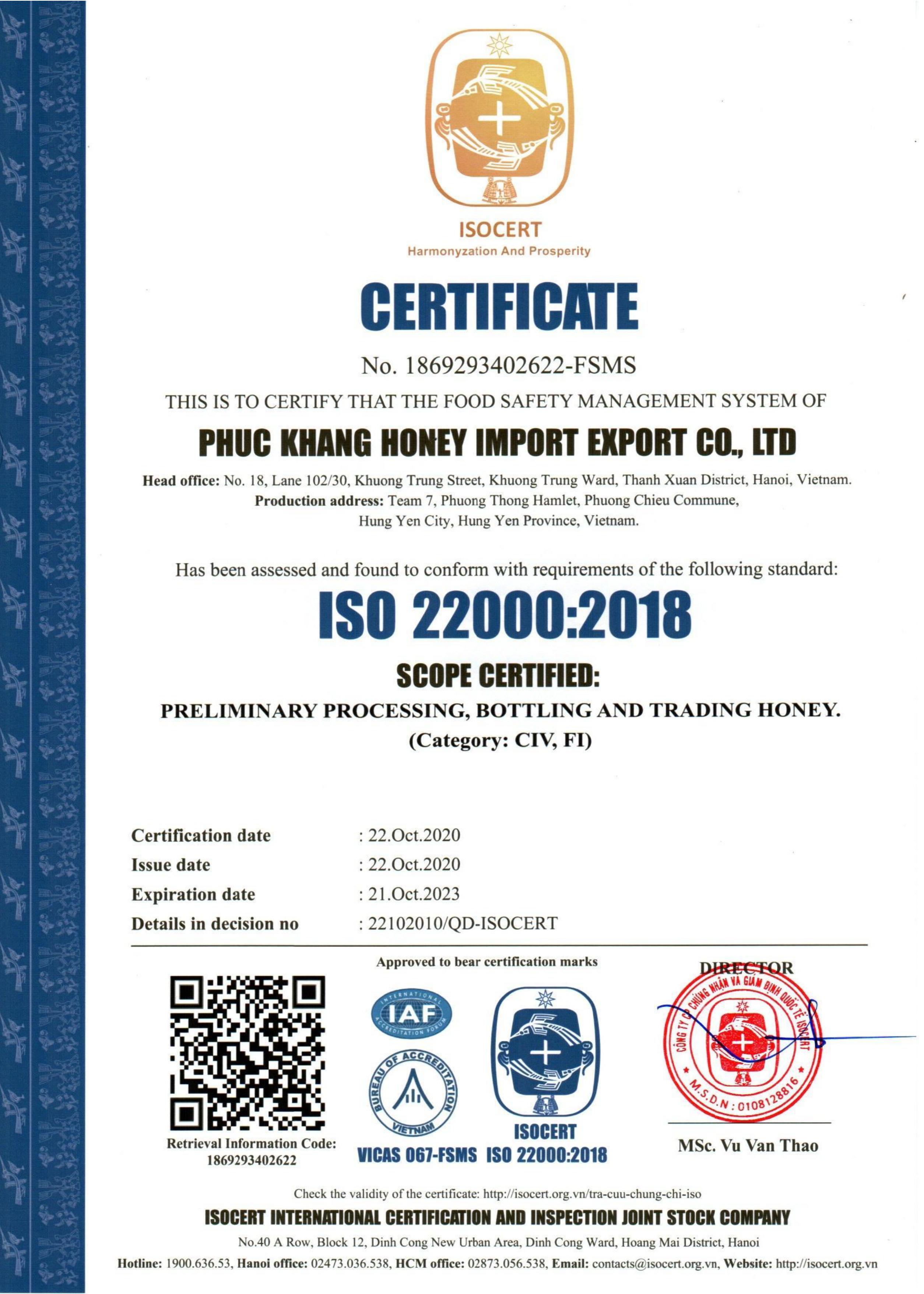 Mật ong rừng Tây Bắc Phúc Khang 140G - Thu hoạch tự nhiên - Nguyên chất - Không nhiễm hóa chất , Kháng sinh , Kim loại nặng , Chất bảo vệ thực vật - Tặng hộp trà sâm hàn quốc 10 gói khi mua từ 3 hũ