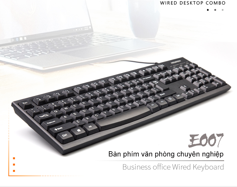 Bàn phím văn phòng có dây Newmen E007-Hàng chính hãng