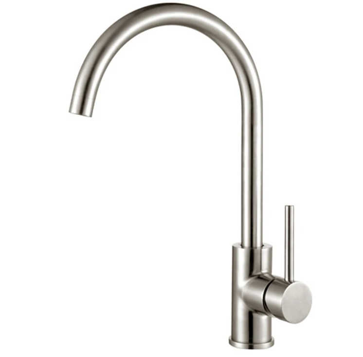 Vòi rửa chén KG71 dùng cho nóng lạnh chất liệu inox304 tặng kèm 2 dây cấp nước dài 40cm - Hàng chính hãng