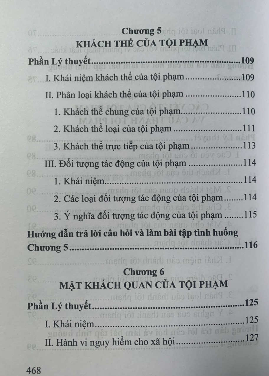 Hướng dẫn môn học Luật hình sự - Tập 1 (phần chung)
