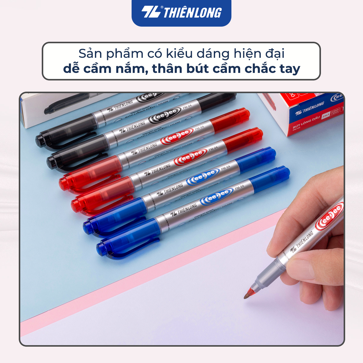 Bút lông dầu Thiên Long PM-04 - 01 cây