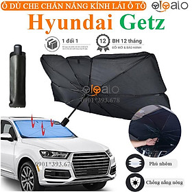 Ô dù che chắn nắng kính lái ô tô Hyundai Getz vải dù tráng nhôm cao cấp ODCKL