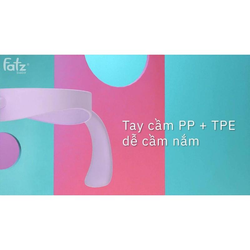Bình uống nước PPSU bật hút 2 tay cầm với phao 360 độ 250ml Fatzbaby Fatz Sippy 2 - FB0298BT Hàng Chính Hãng