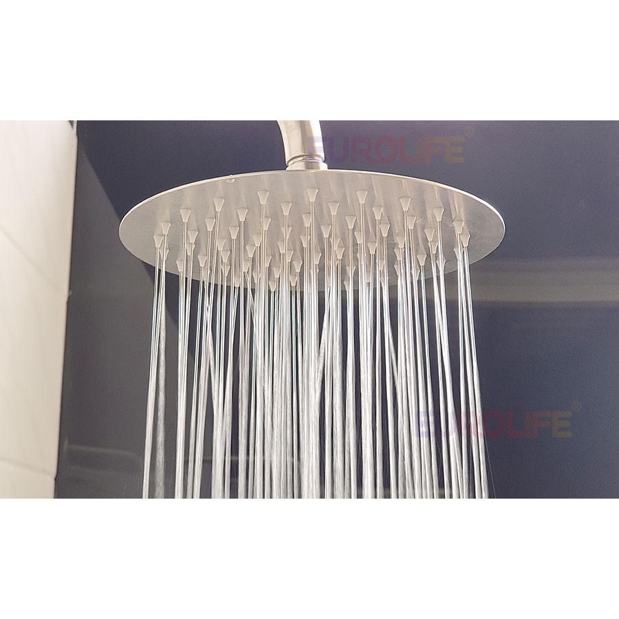 Bộ vòi sen tắm đứng INOX 304 nóng lạnh EL-S909 (Trắng bạc)