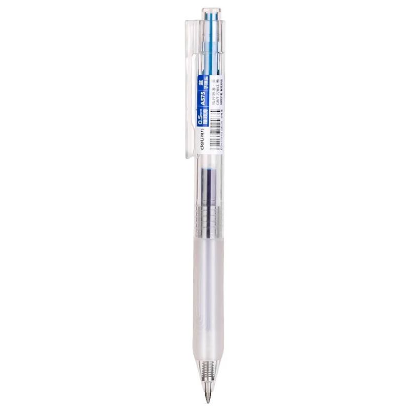 Bút Gel Bấm 0.5 mm - Deli WA575-XD - Mực Xanh