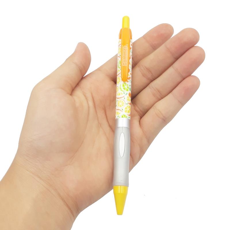 Bút Bi 0.5mm M&G ABP87677 (50/1500) - Mực Xanh - Màu Cam