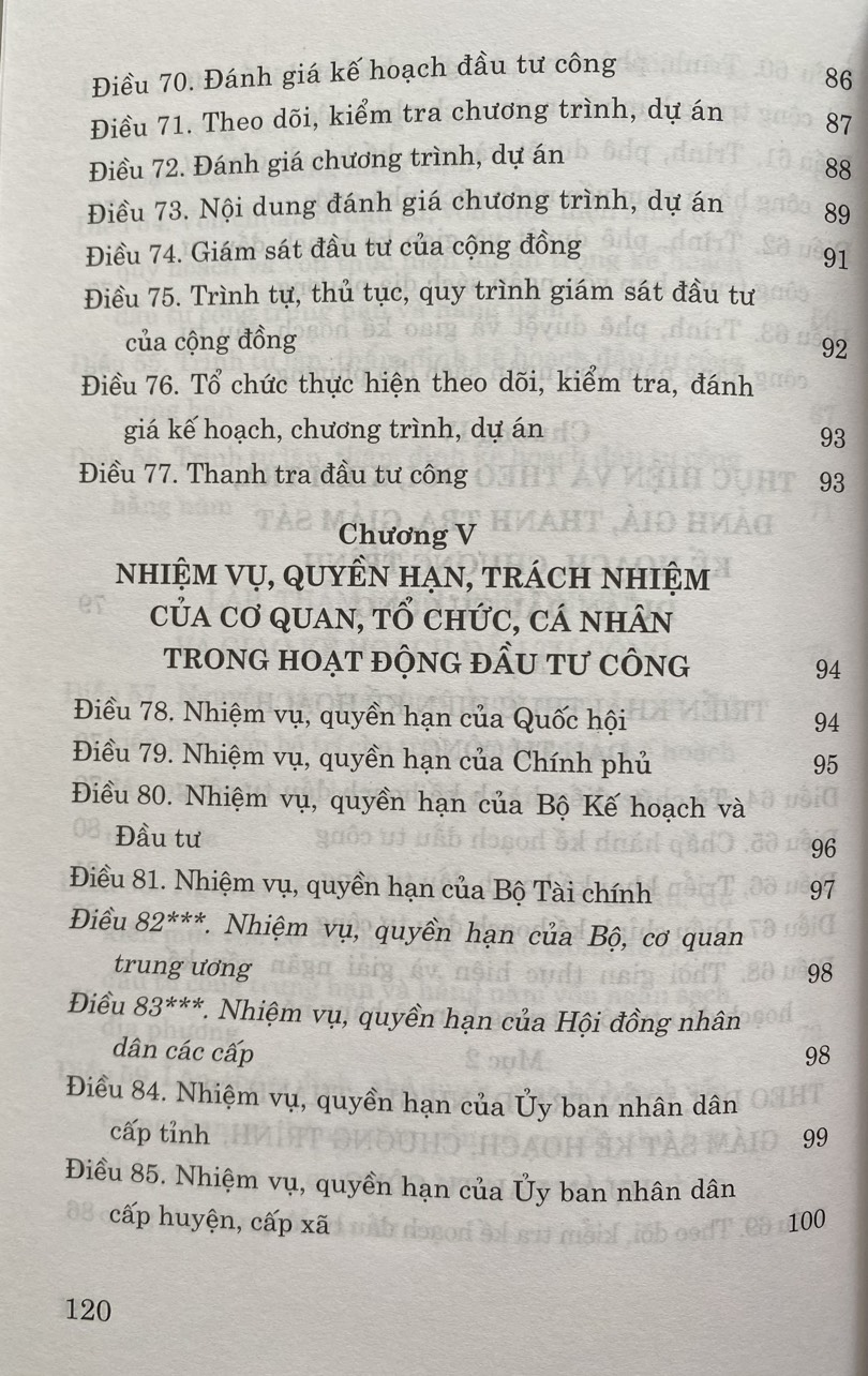 Luật Đầu Tư Công ( Hiện Hành ) ( Sửa đổi, Bổ sung năm 2020, 2022)