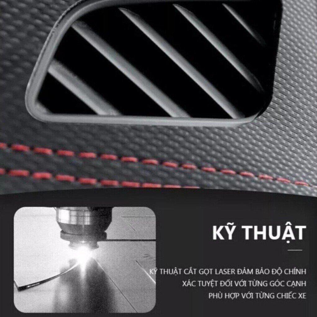 Thảm Taplo Da Carbon Xe Vinfast Fadil cao cấp đời 2019-2023