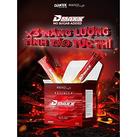 DMAXX thức uống bổ sung vitamin năng lượng không đường DAMODE 8 gói dùng thử màu đỏ