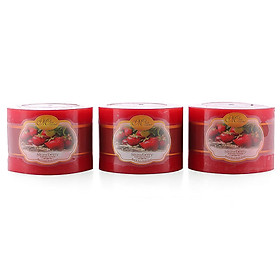 Bộ nến thơm Hạnh Phúc 5 - Bộ 3 nến thơm D7H5 Miss Candle MIC0253 7 x 5 cm (Chọn mùi hương)