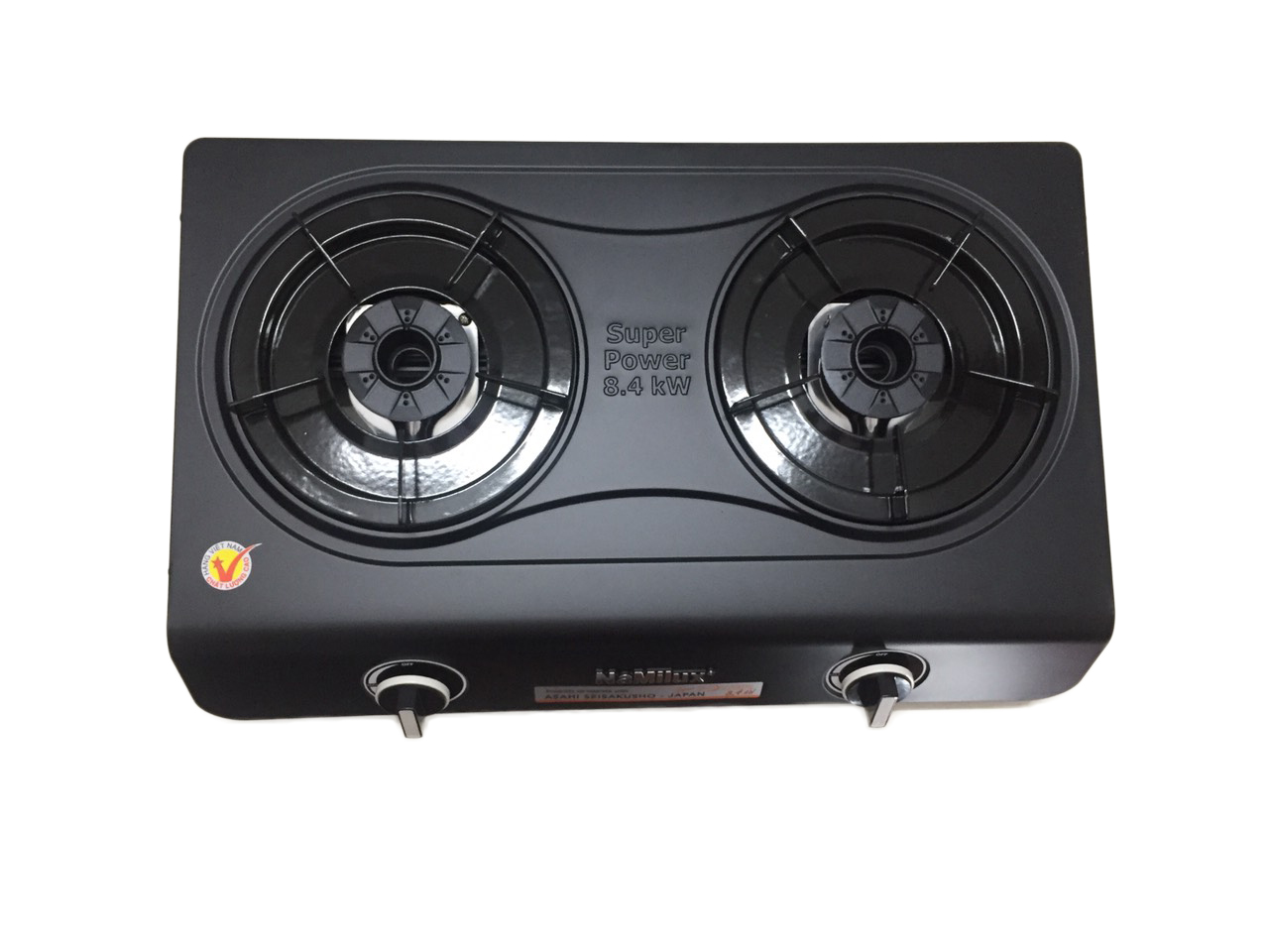 Bếp gas đôi công suất cao 8.4kw NaMilux DS2163APF - Hàng chính hãng
