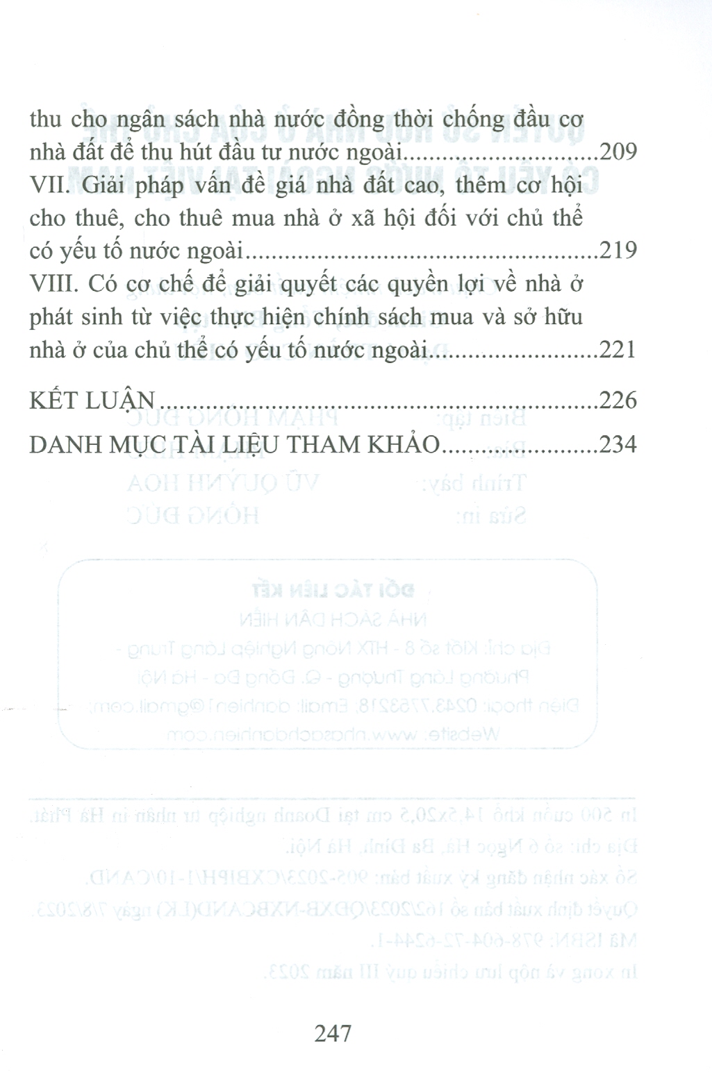 Quyền Sở Hữu Nhà Ở Của Chủ Thể Có Yếu Tố Nước Ngoài Tại Việt Nam (Sách chuyên khảo)