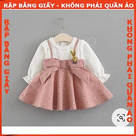 Rập giấy đầm bé R466 - bản vẽ