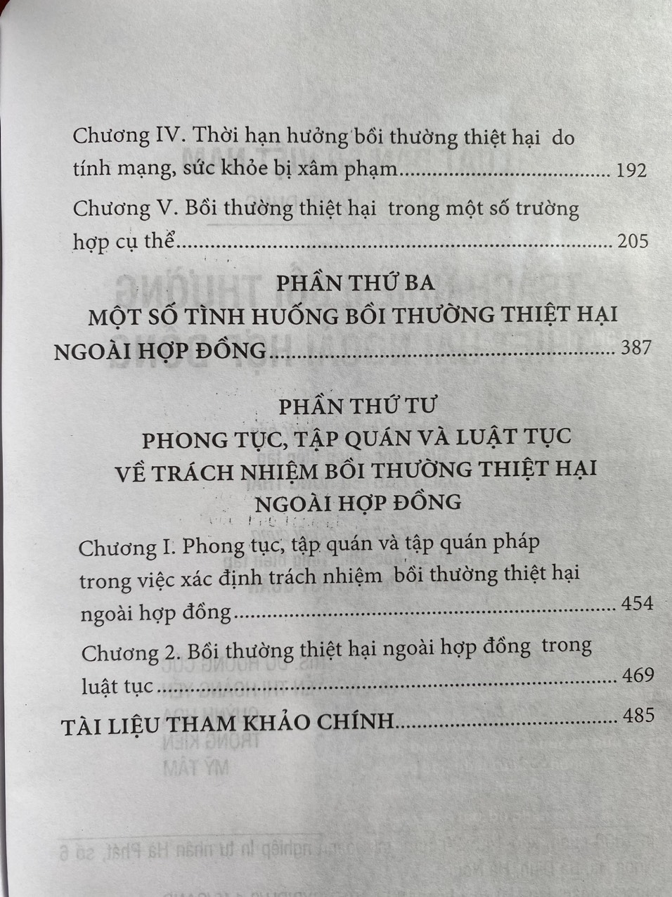 Luật Dân sự Việt Nam (Bình giải và áp dụng) - Trách nhiệm bồi thường thiệt hại ngoài hợp đồng