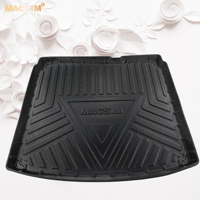 Lót cốp xe ô tô (qd) MG ZS chất liệu TPV thương hiệu Macsim màu đen