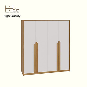 [Happy Home Furniture] PONIX, Tủ quần áo 4 cánh mở, 160cm x 54cm x 176cm ( DxRxC), TCM_114