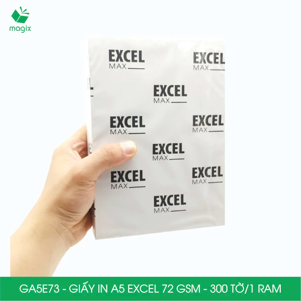 Combo 2 ram Giấy in đơn hàng A5 Excel 72 gsm - Giấy in văn phòng