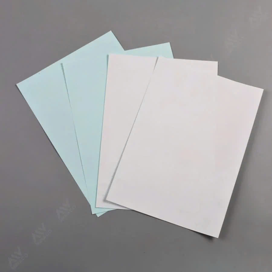 Xấp 100 Tờ Giấy Decal A4-A5 Đế Xanh-Đế Vàng In Tài Liệu